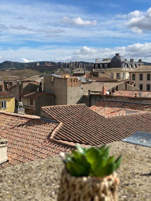 Apartamento Le Jaffa Vue Sur La Cite Carcasona Exterior foto