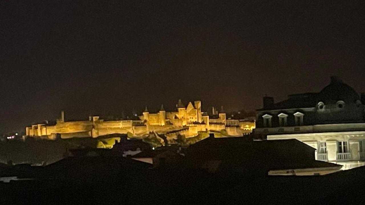 Apartamento Le Jaffa Vue Sur La Cite Carcasona Exterior foto